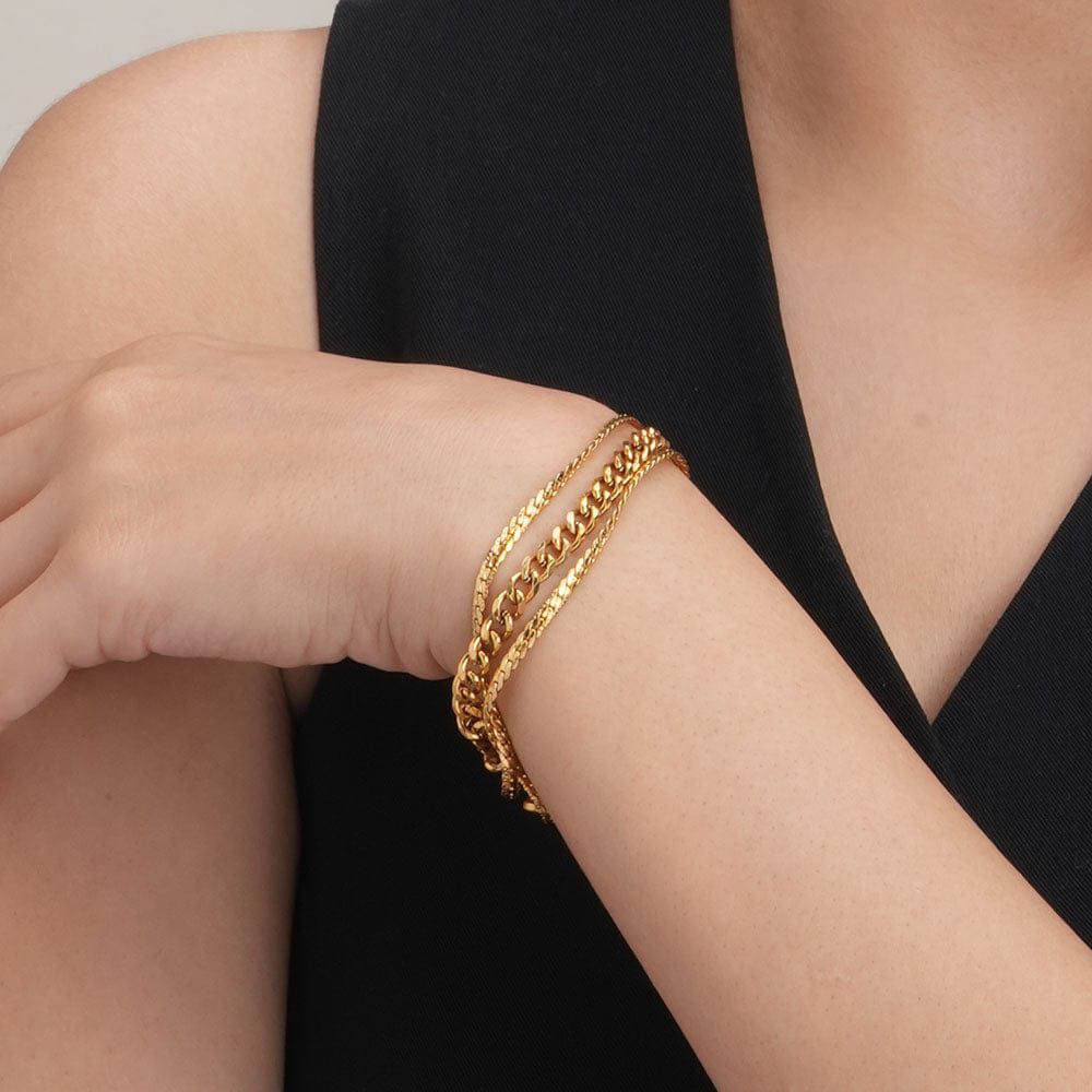Royal Gleam Layered Cuff