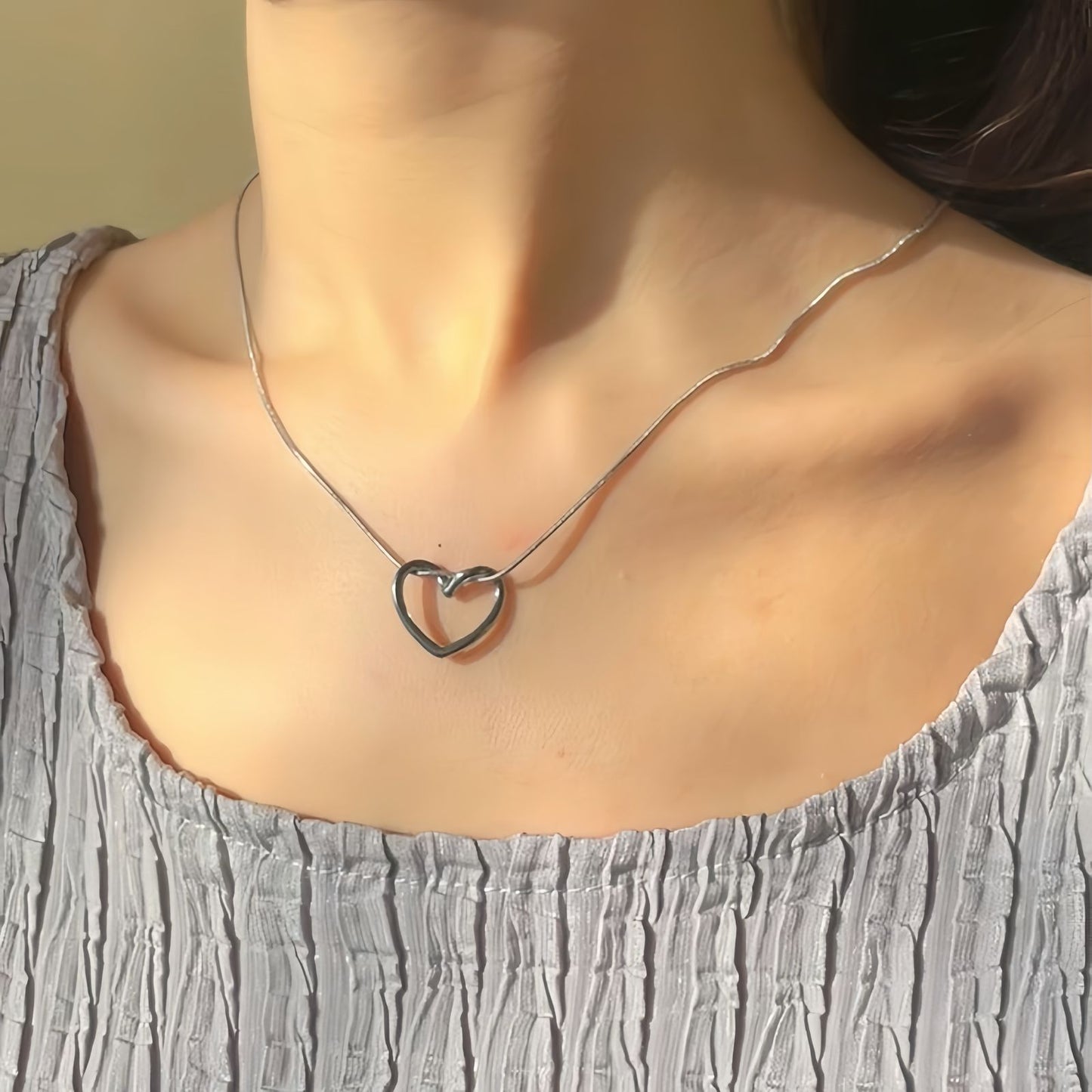 Twilight Kiss Heart Necklace