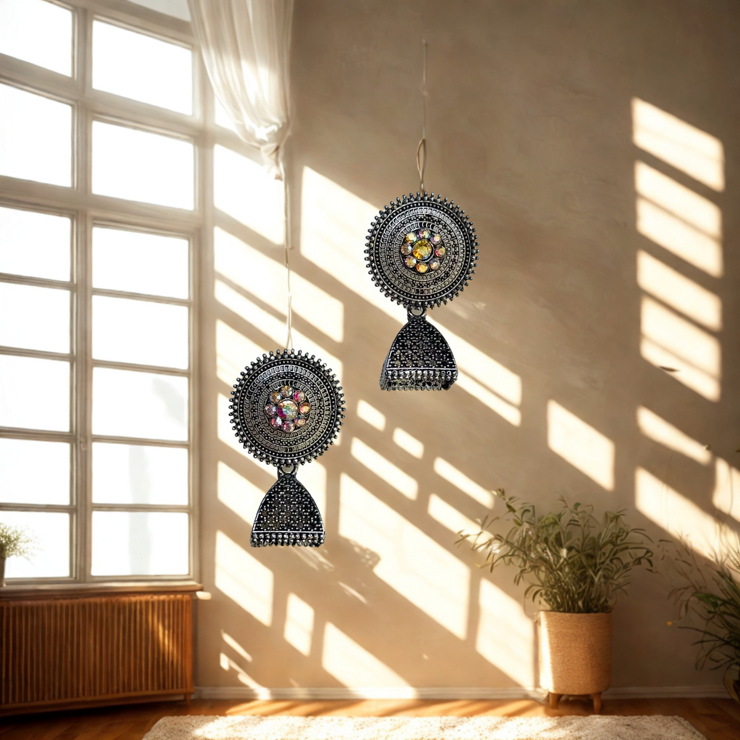 Celestial Radiance Dangle Earrings