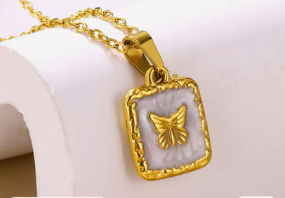 Ethereal Flight Gold Necklace