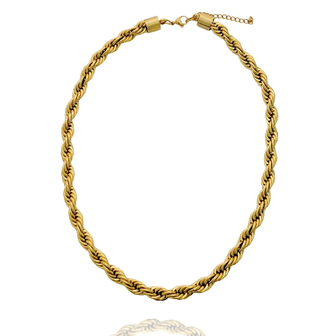 Wide Rope Necklace for Mens and Womens