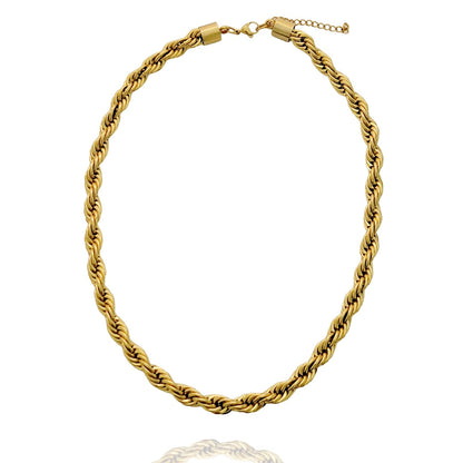 Wide Rope Necklace for Mens and Womens