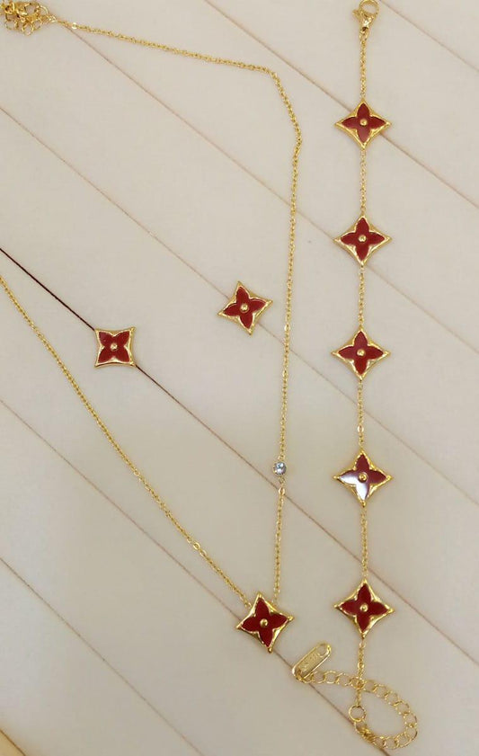 Crimson Bloom Star Set