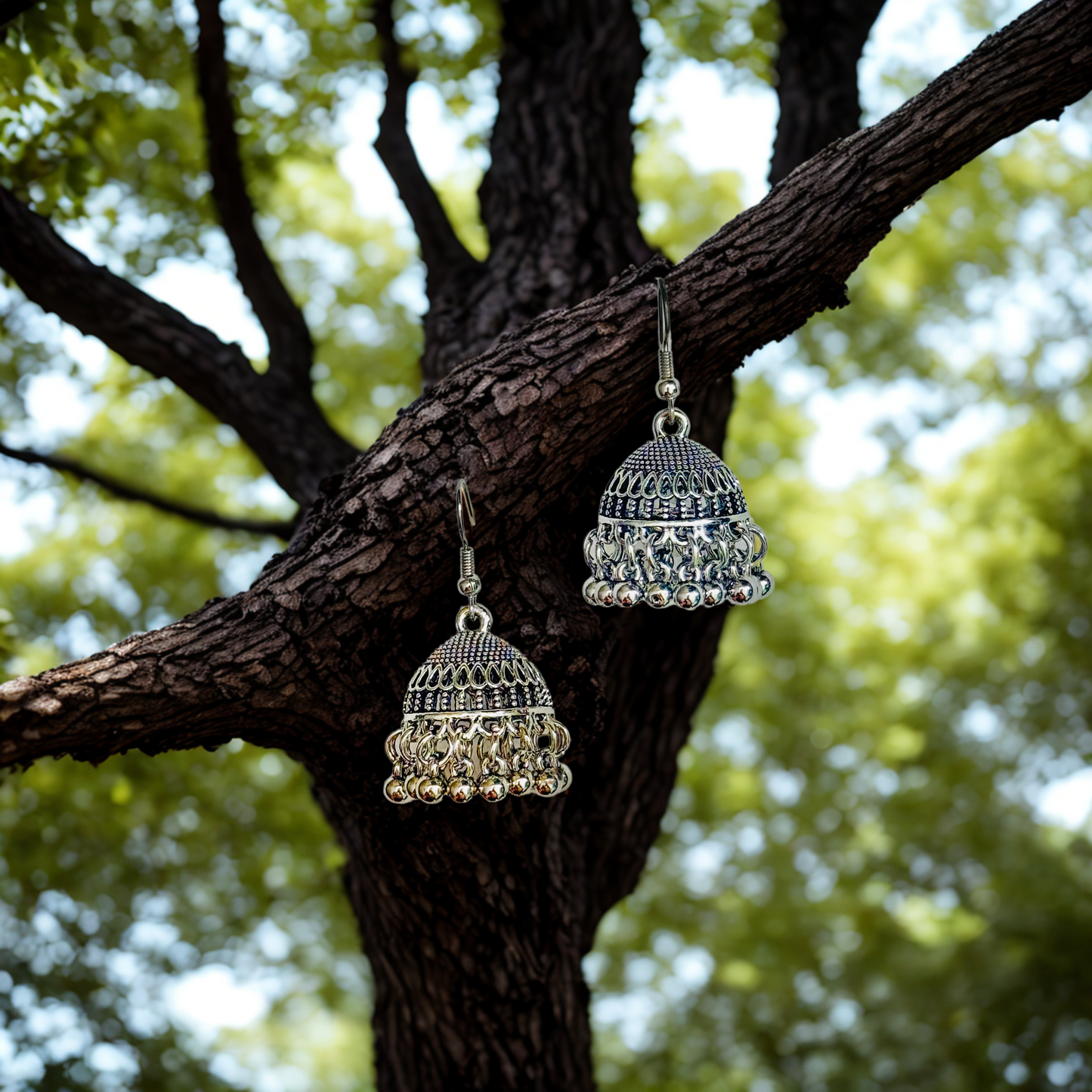 Vintage Shine Dome Earrings
