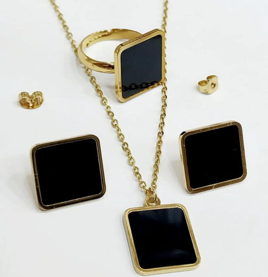 Midnight Square Elegance Set
