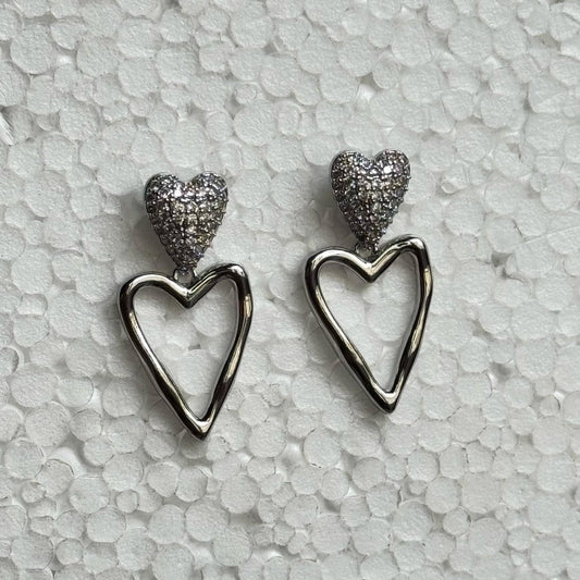 Sparkling Double Heart Drops