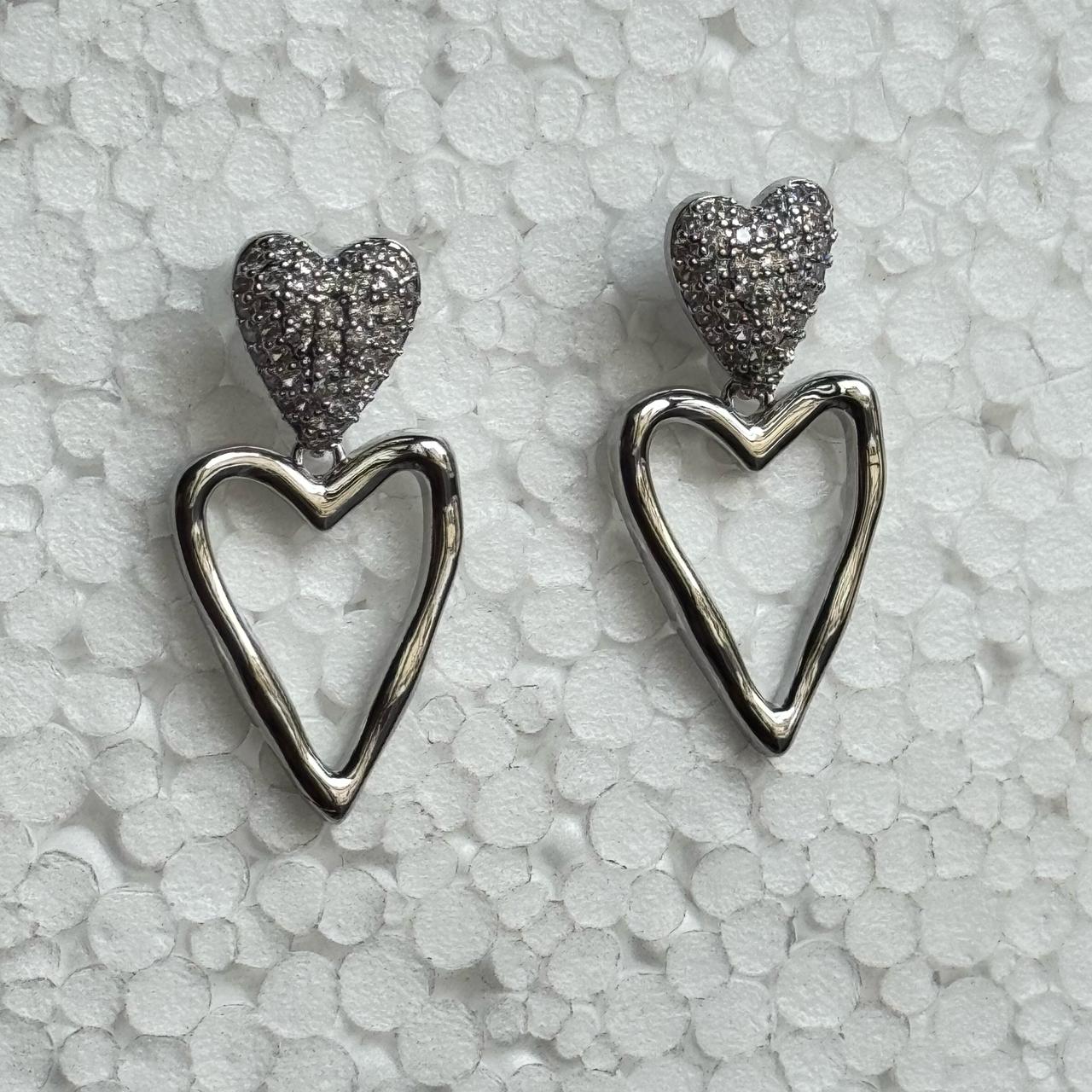 Sparkling Double Heart Drops