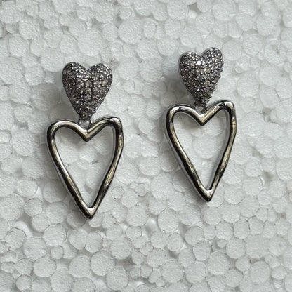 Sparkling Double Heart Drops