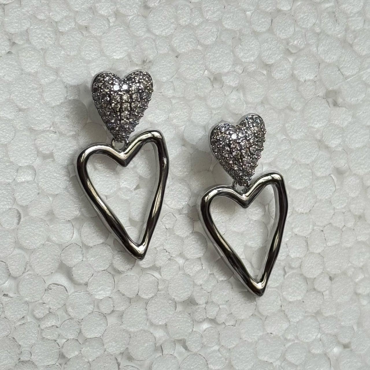 Sparkling Double Heart Drops