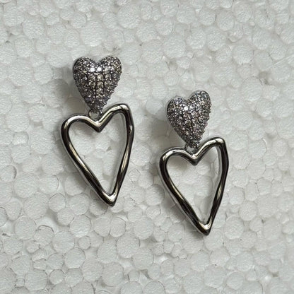 Sparkling Double Heart Drops