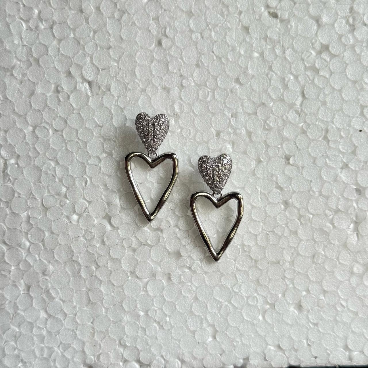 Sparkling Double Heart Drops