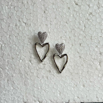 Sparkling Double Heart Drops