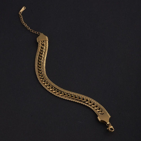 Royal Gleam Layered Cuff