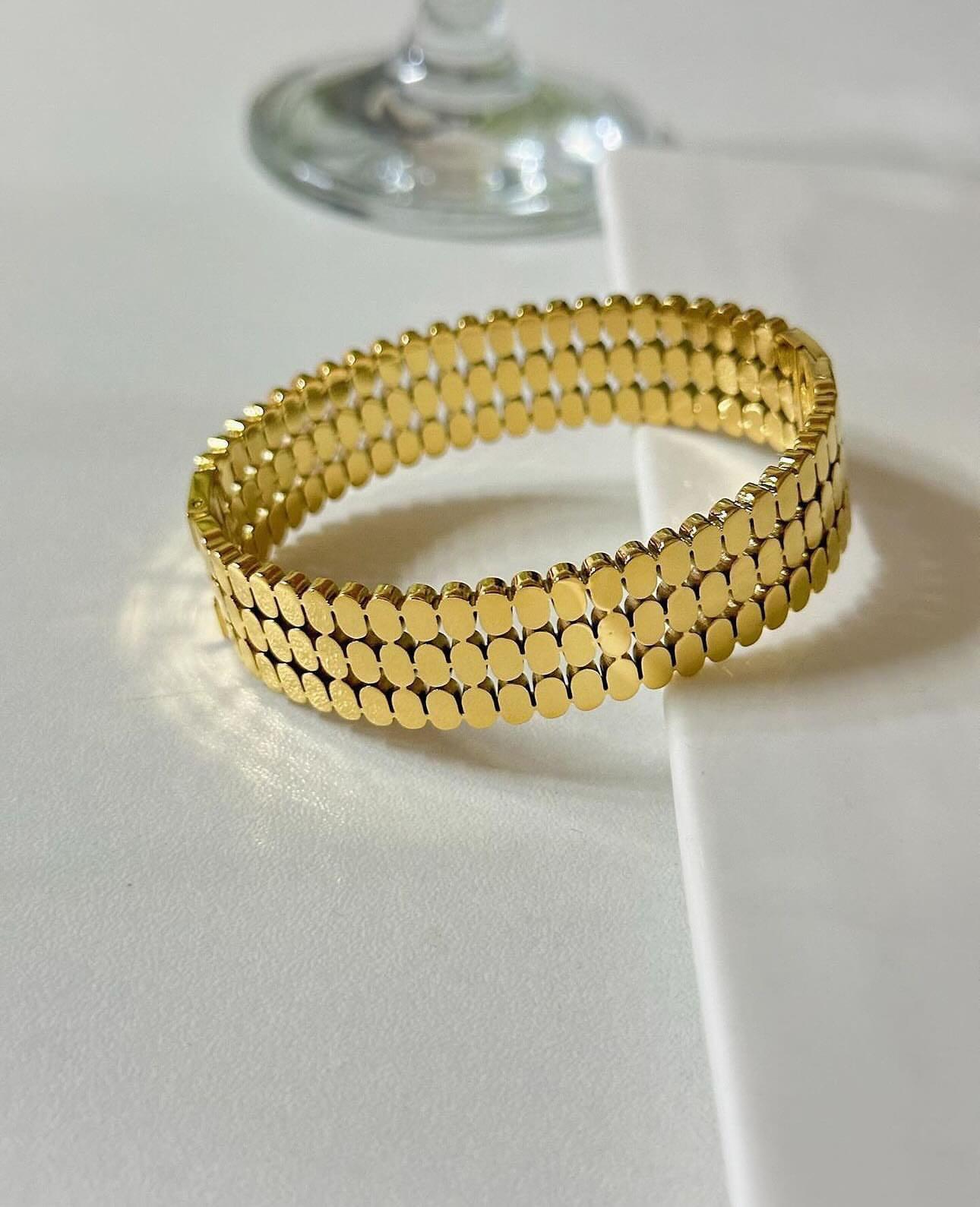 Shimmer Dot Link Cuff