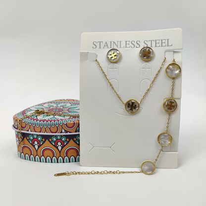 Golden Emblem Pearl Set