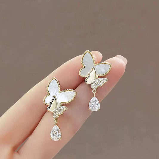 Golden Wings Earings