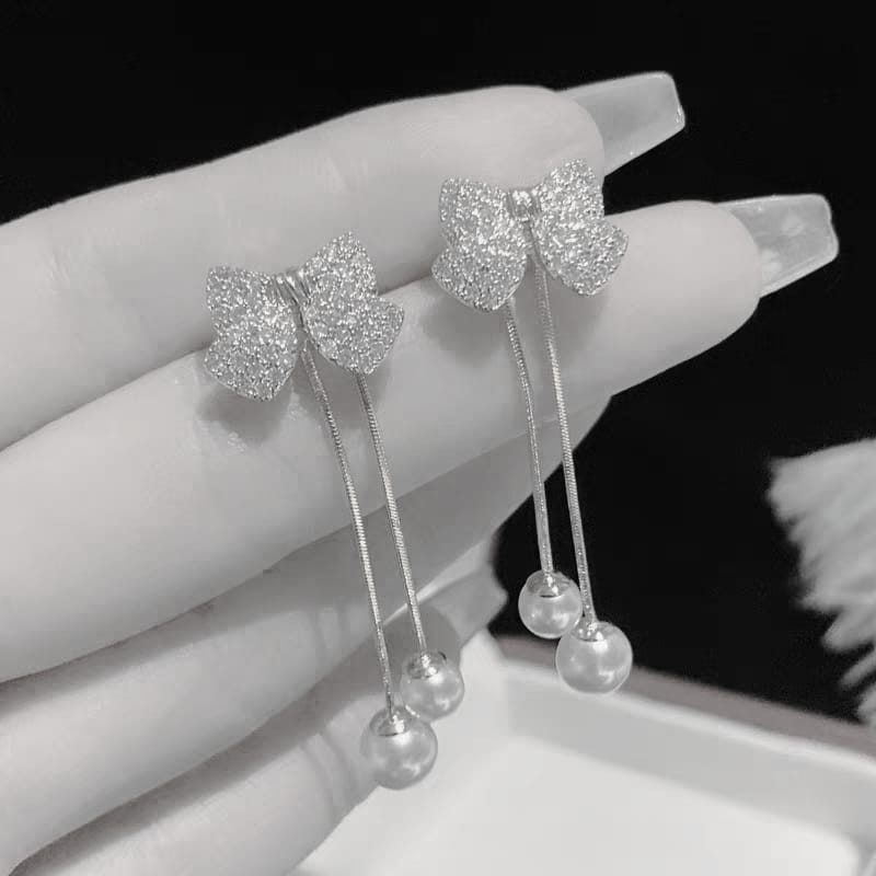 Twinkle Bow Dangles Earing