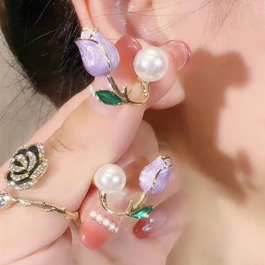 Pearl Blossom Earings