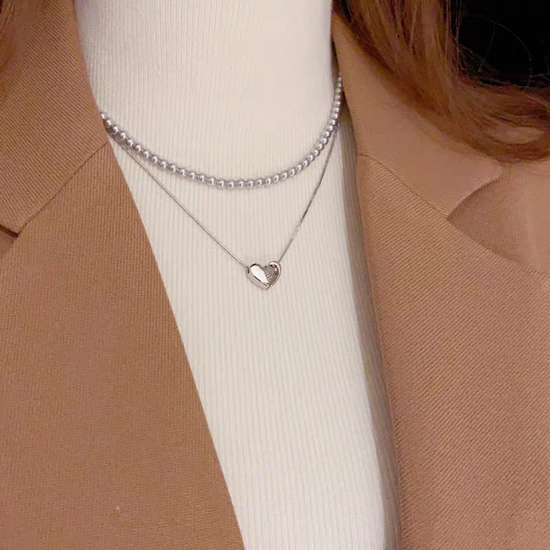 Golden Love Layers Necklace