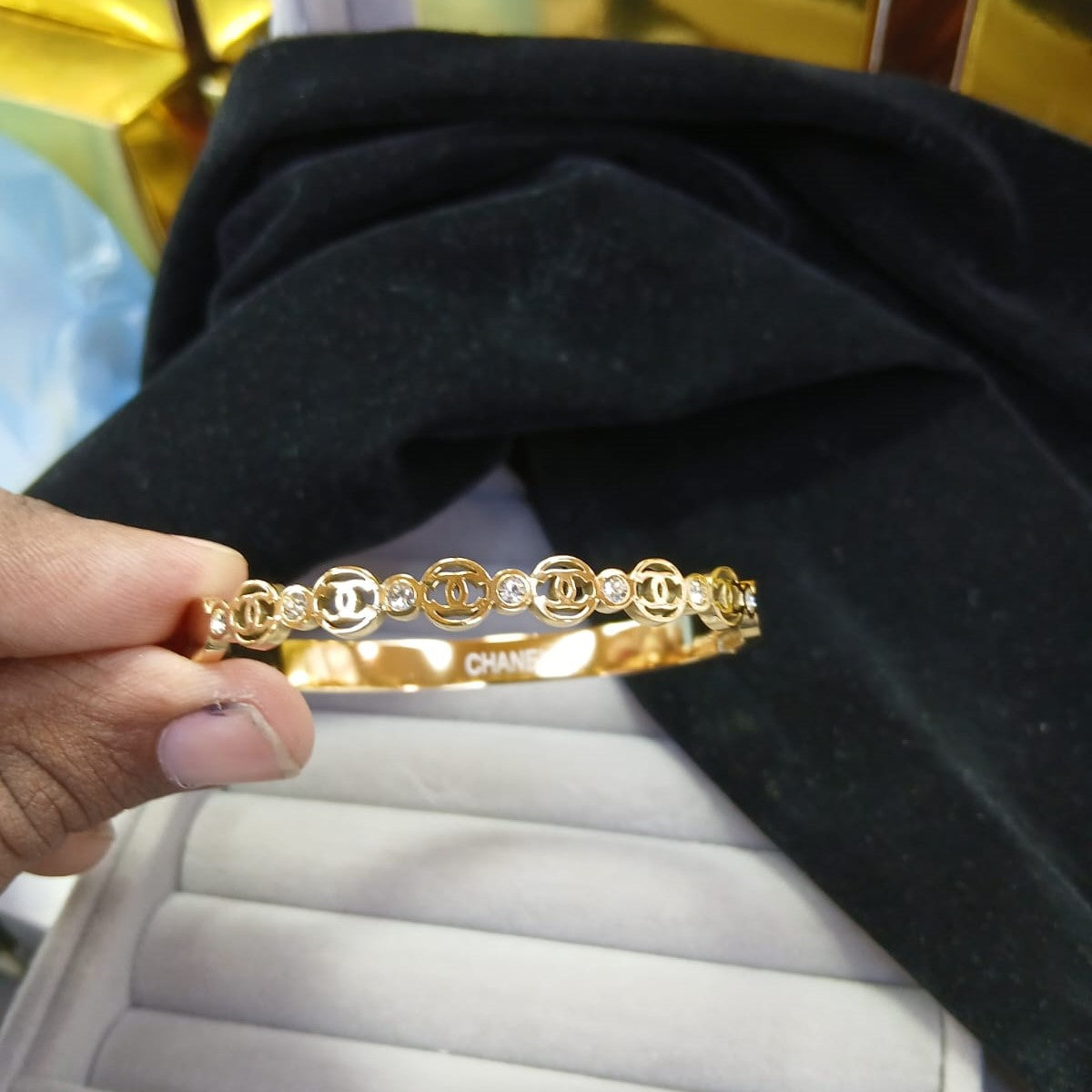 Golden Iconic Chanel Pendant